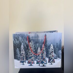 Anthropologie Christmas gift bag